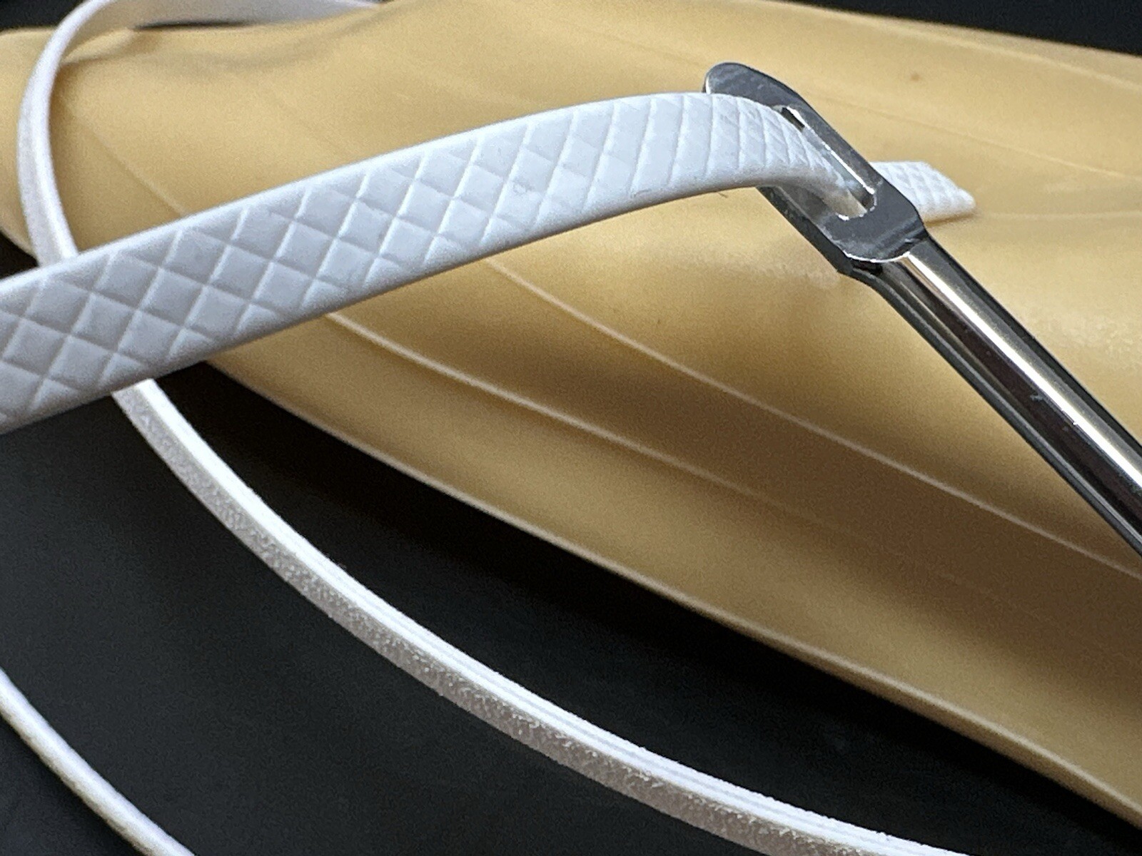 Full Size Latex Football Bladder WHITE Tacky Diamond Lace Repair Kit + LACE TOOL