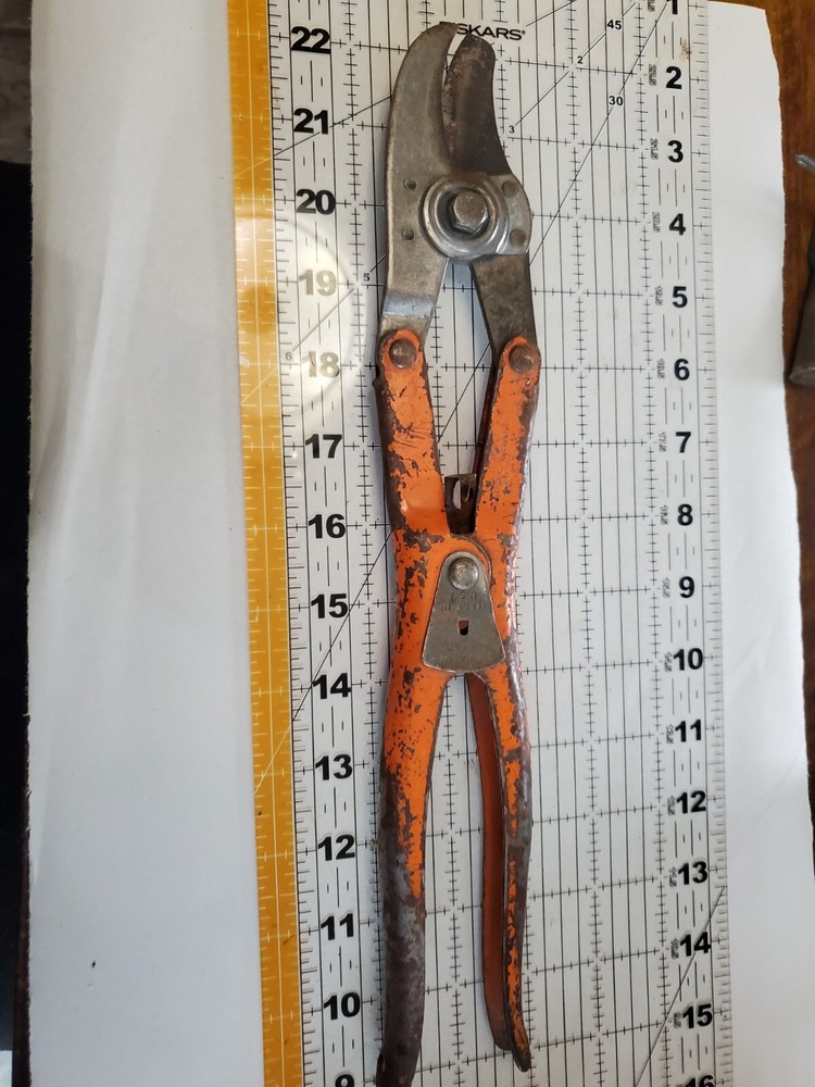 Vintage Pruning Shears USA Made Double Action