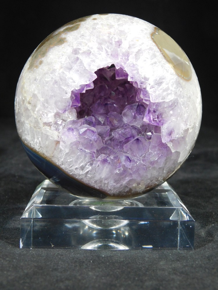 Sphere Display Stand Large Size Clear Lucite