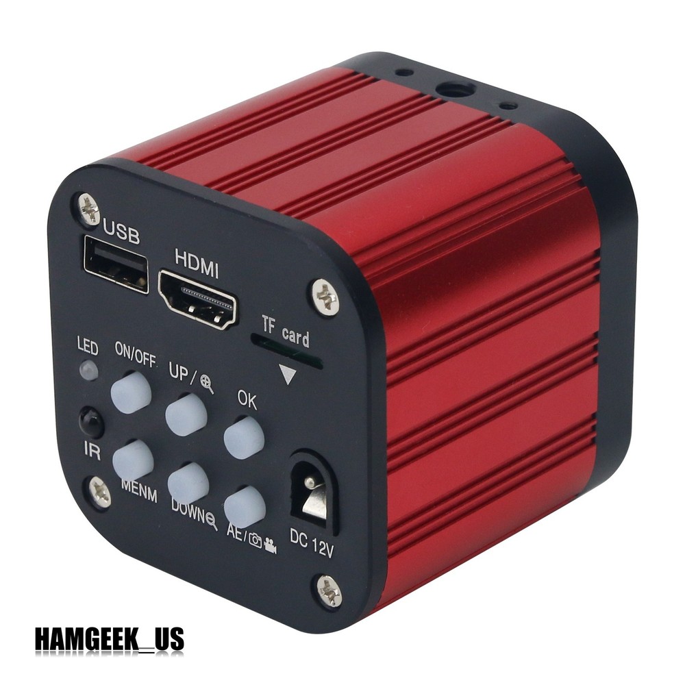 4K Industrial Microscope Camera Kit C-Mount USB Microscope Camera HDMI 1080P