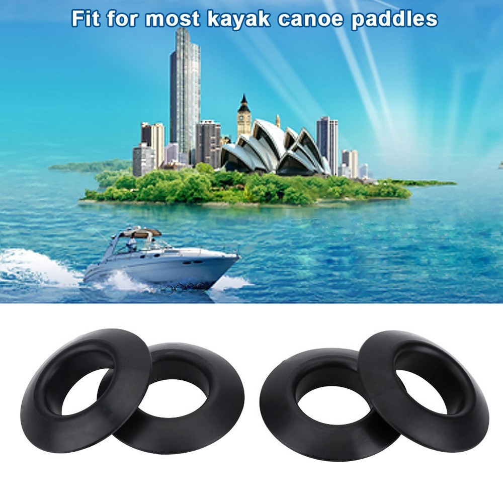 4Pcs Rubber Drip Rings Durable Practical Paddle Accessories For KayaK