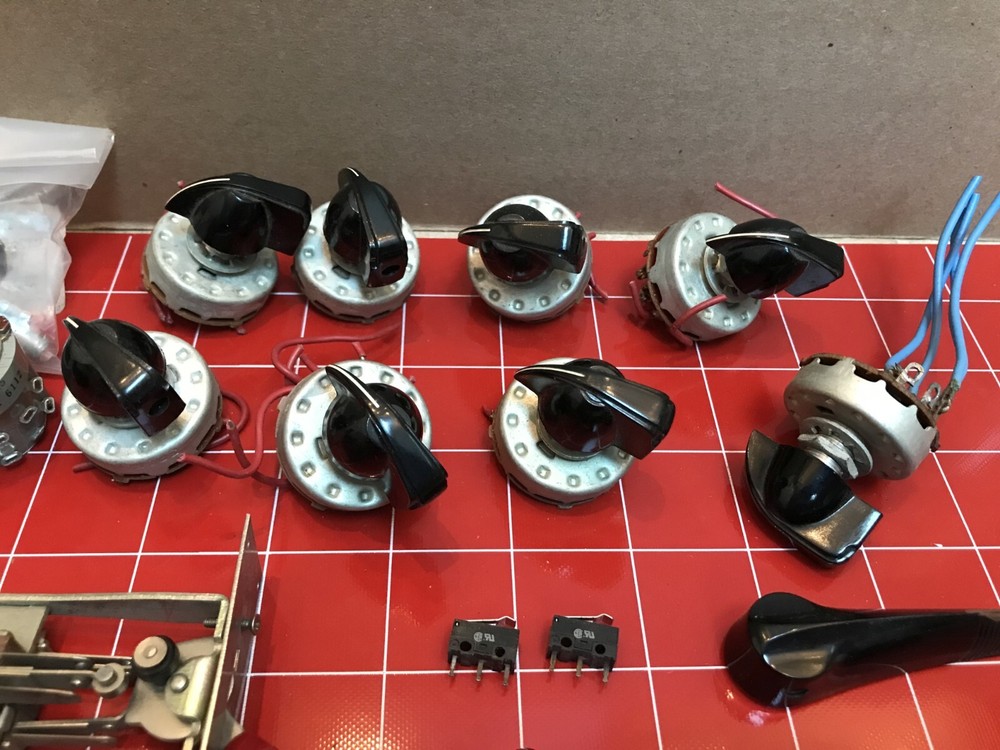 5 Position Rotary Switches Plastic Knobs 250 ohm 5w Pot