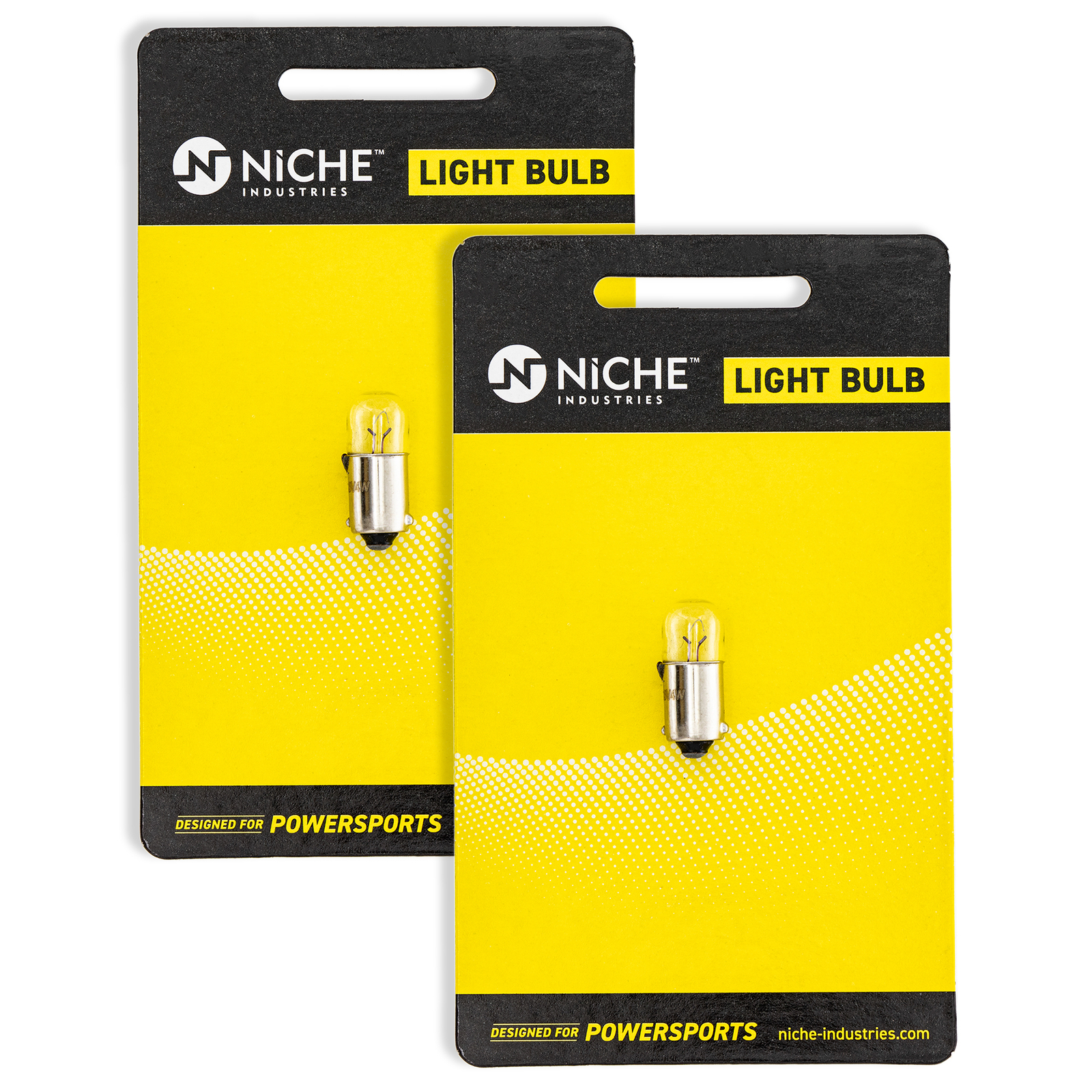 NICHE 17A Speedometer Bulb for Yamaha DT1 DT125 Suzuki TS250 2 Pack