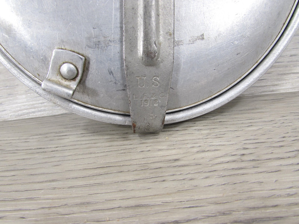 ORIGINAL WWI WWII US ARMY M1910 MESS KIT-DATED 1918