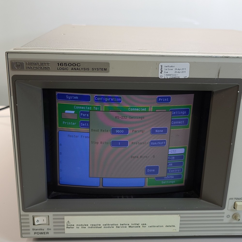 HP 16500C Logic Analysis System Mainframe