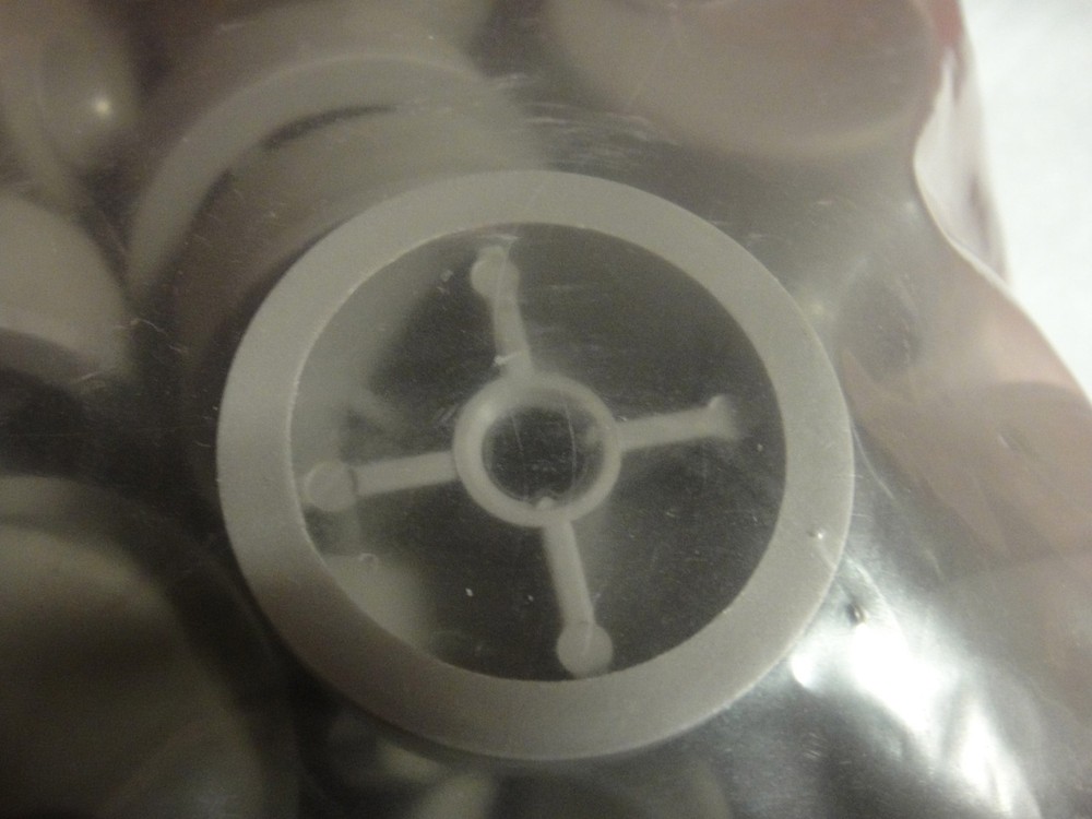 (100) Oscilloscope Dot Knobs ? Grey actual bag pictured