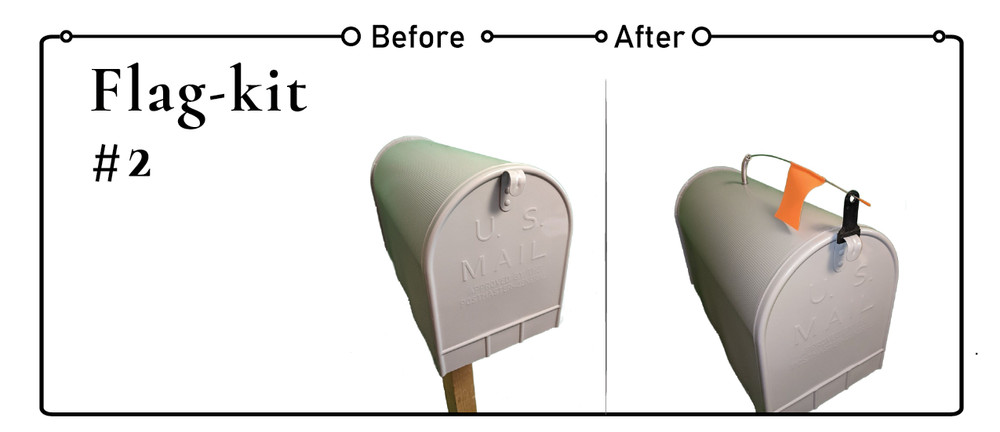 Mailbox Flag Kit - for metal mailbox handle