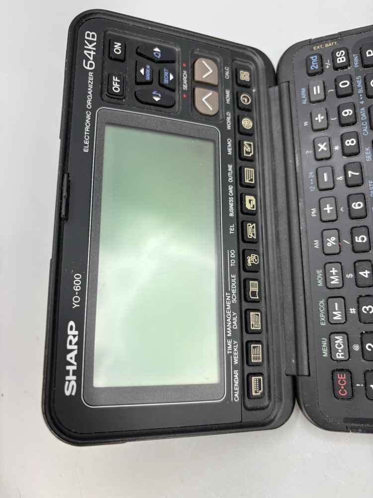 Vintage SHARP YO-600 Electronic Organizer