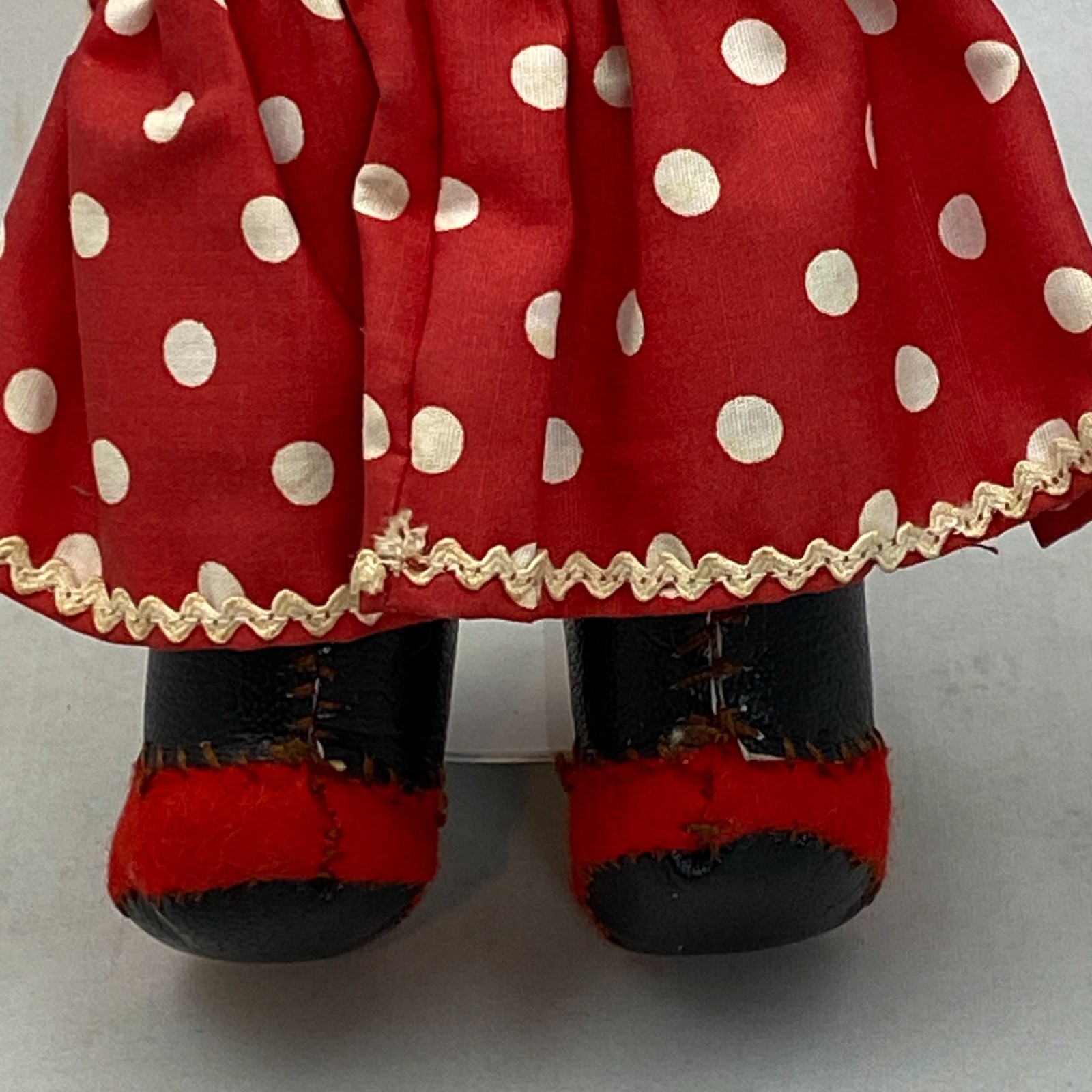 Vintage Inuit Parka Souvenir Figure 12" Alaska Native Eskimo Cloth Doll Fur Trim