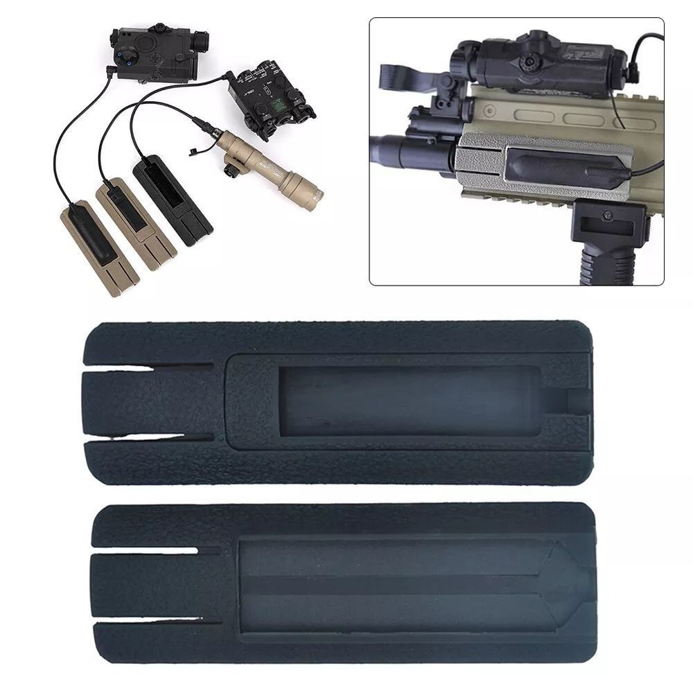 Flashlight PEQ Pressure Remote Switch Mount Plate Kit TD Scar Pocket Panel