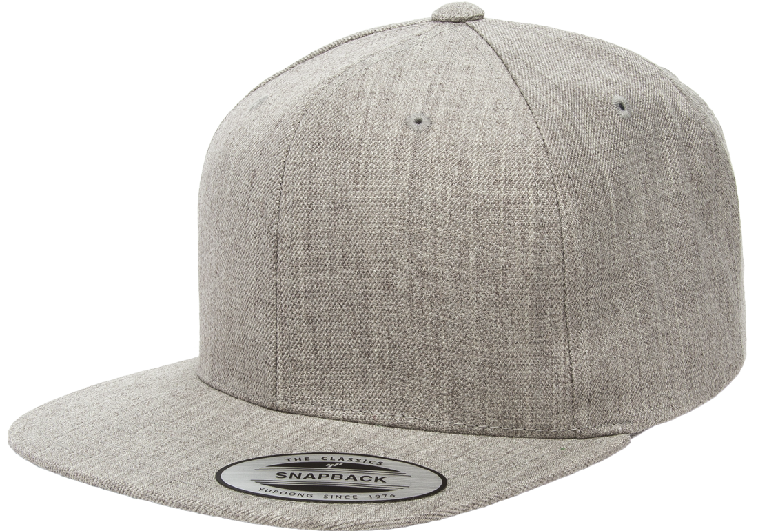 Yupoong Classic Snapback Hat Baseball Cap Plain Blank Snap Back 6089 Adjustable