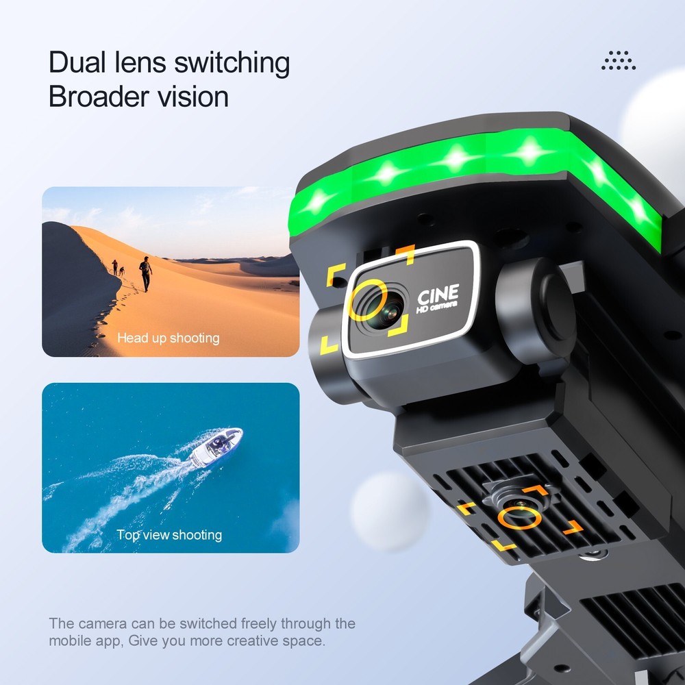 S162 RC Drones Dual Cameras Headless Mode 3pc Battery