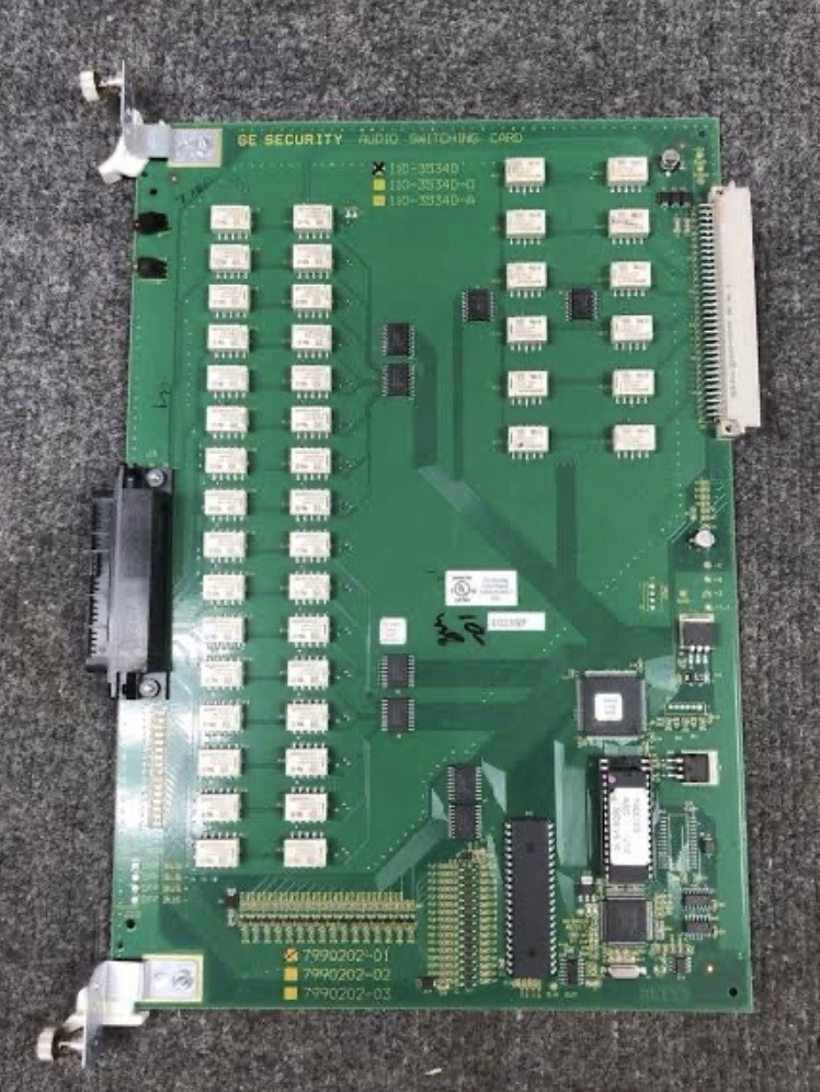 GE Security Audio Switching Card 110-3534D.