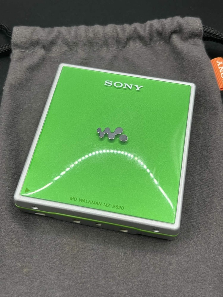 SONY MZ-E620 Green MiniDisc MD walkman player - Working