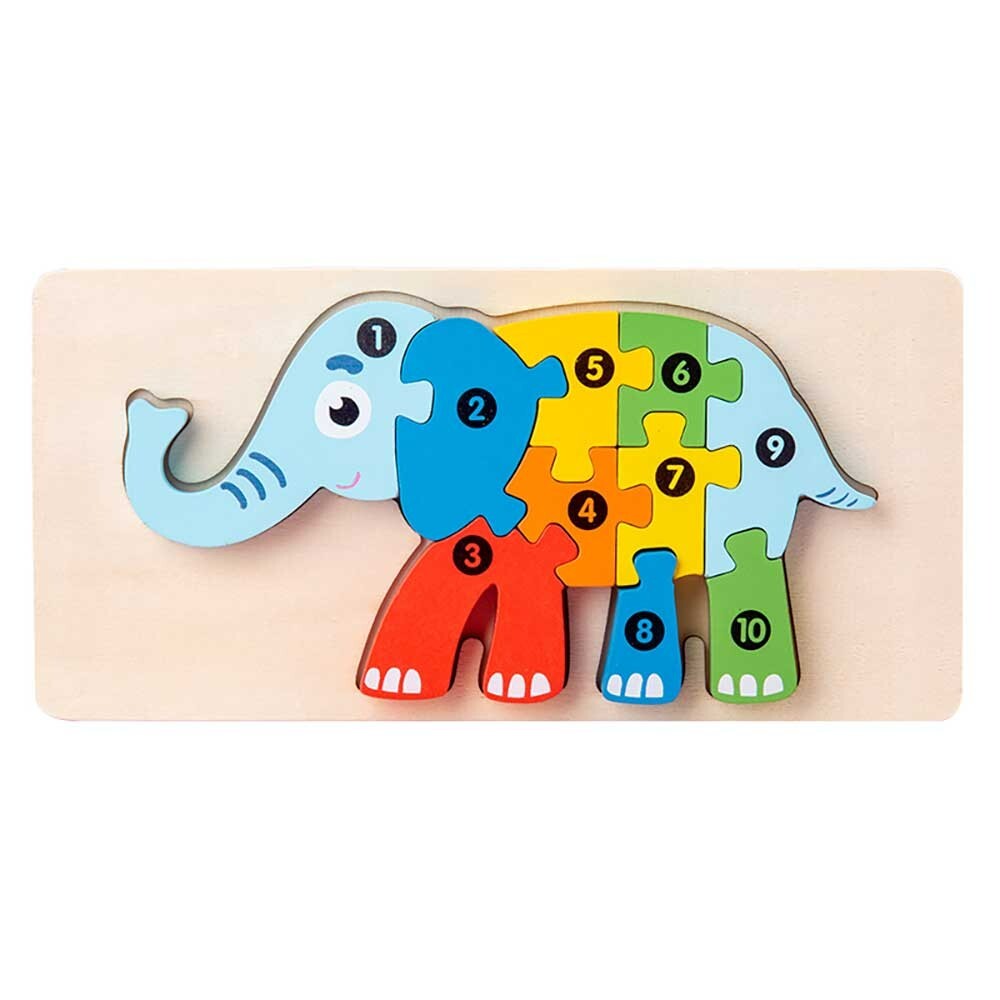 Wood Jigsaw Puzzles, Learn to Count (3 Pack)
