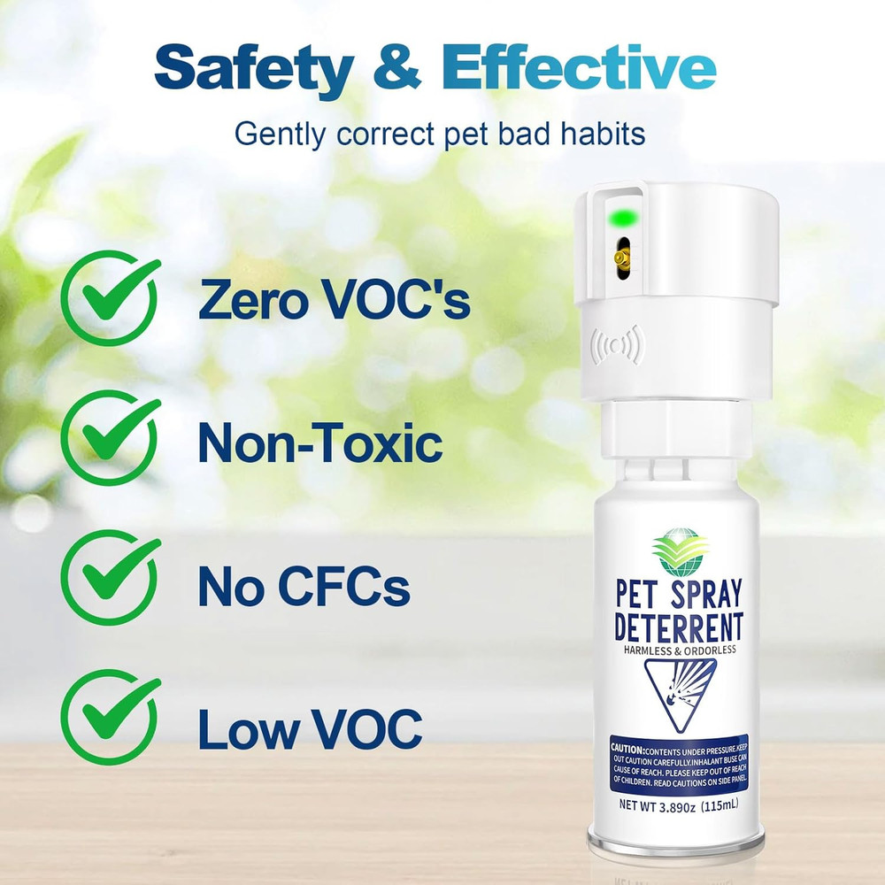 Cat Spray Deterrent System[2 Pack], Motion Activated Cat System, Pet Spray Deter
