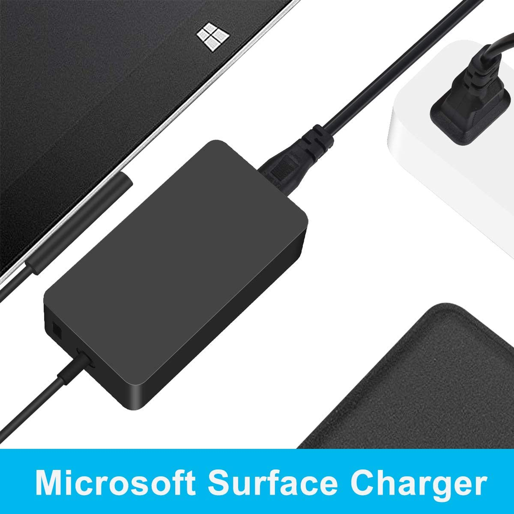 48W Surface Pro 2 Charger Power for Microsoft Surface 2 RT Pro 1 2 Window Tablet