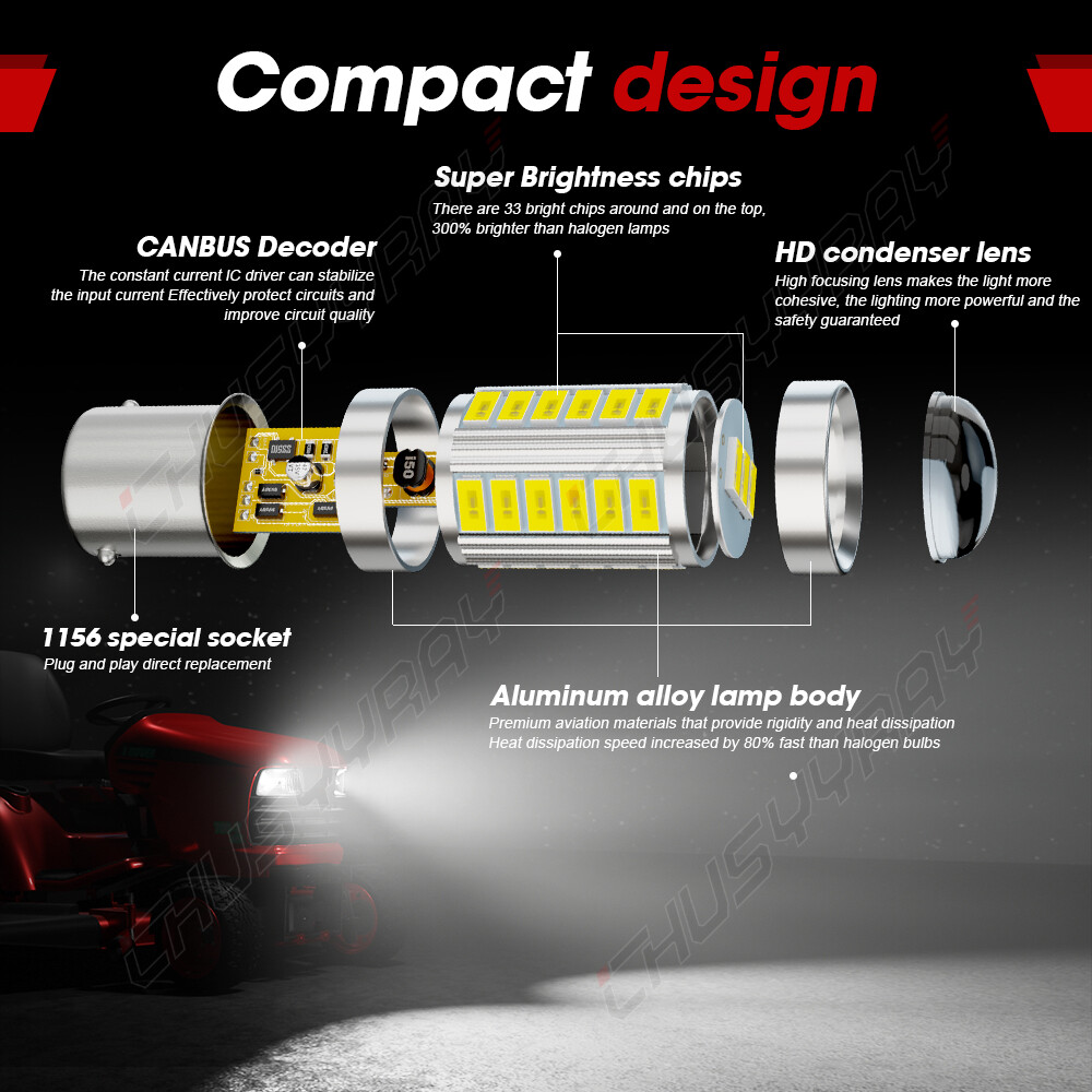 Super LED Taillight Bulb for Kawasaki 92069-063, 92069-5004 12v 21/5w motorcycle