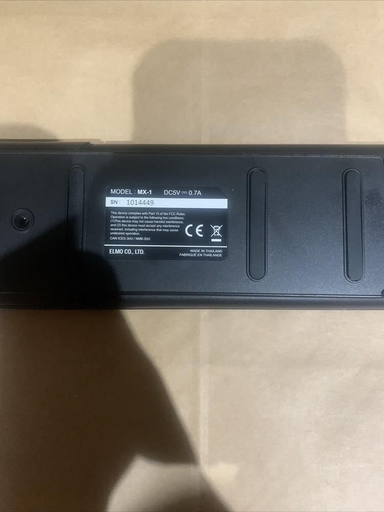 Elmo USA MX-P2 Portable Visual Presenter and Document Camera - NEW ~