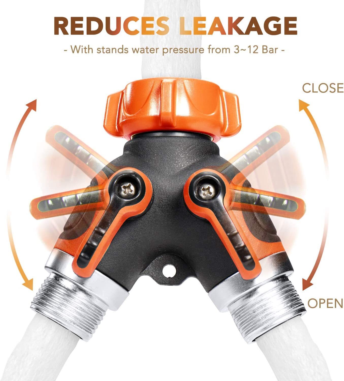 4X Stronger Deluxe Heavy Duty Expandable Flexible Garden Water Hose (50ft,100ft)