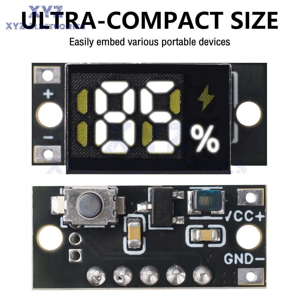 5PCS Battery Level Indicator Module Capacity Indicator for A/AA/AAA 1.5V 3V