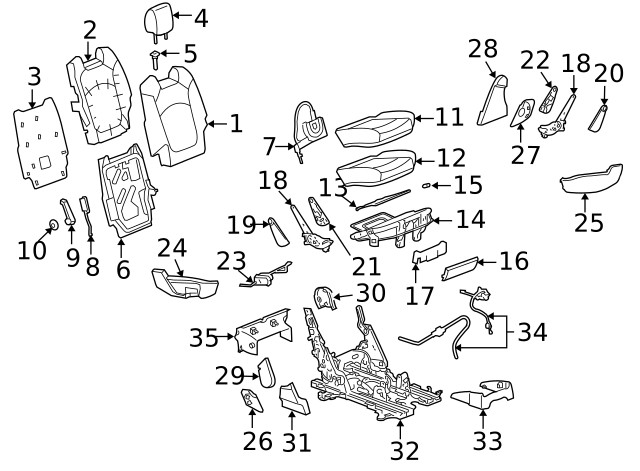 Genuine GM Trim Panel 15901214
