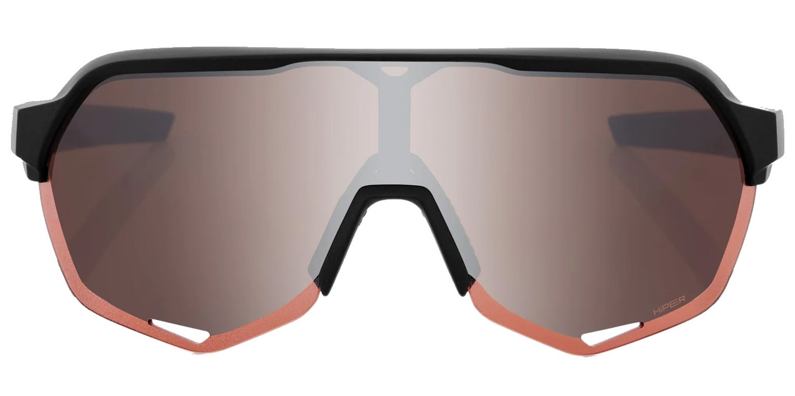 100% S2 Semi Rimless Sport Shield Sunglasses w/ Bonus Lens 60006-00002 - Korea