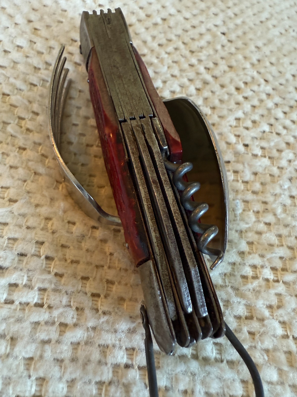 Vintage Japan Camp Knife, Fork, Spoon, etc