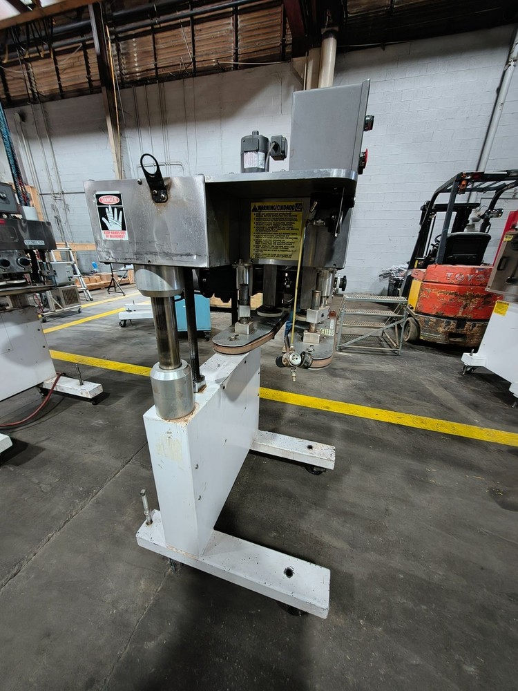 KAPS-ALL 4 SPINDLE CAPPING/RETORQUER MACHINE F-4 MODEL