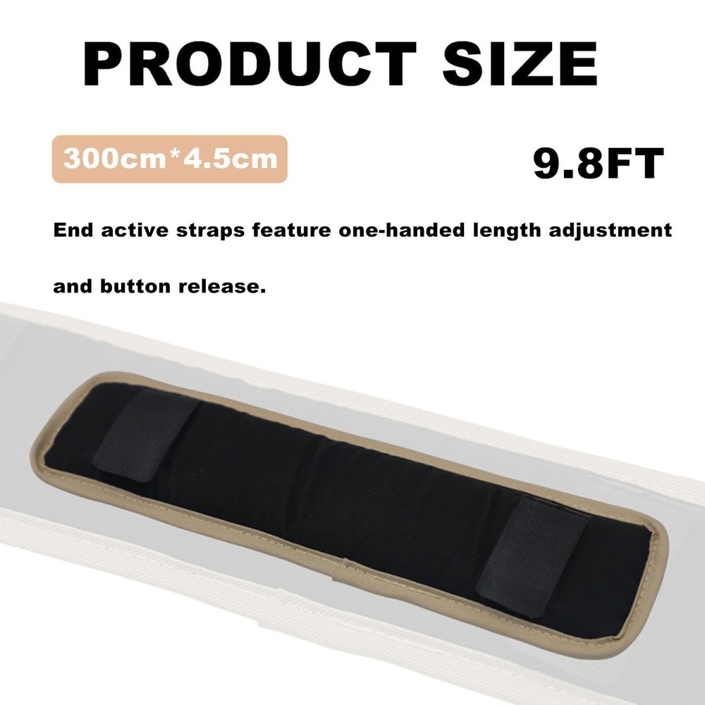 Mulligan Mobilization Belt 8ft Joint Mobility Strap with Quick-Release Buckle...