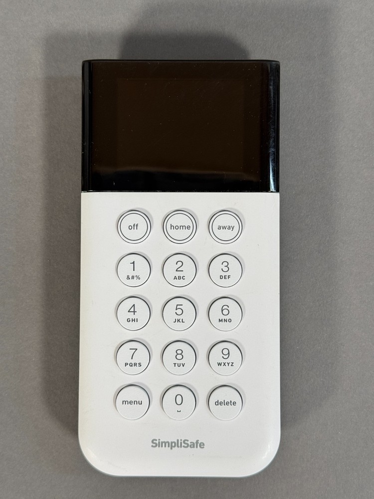SimpliSafe Alarm KeypadKP3000 Model SSKP3 White