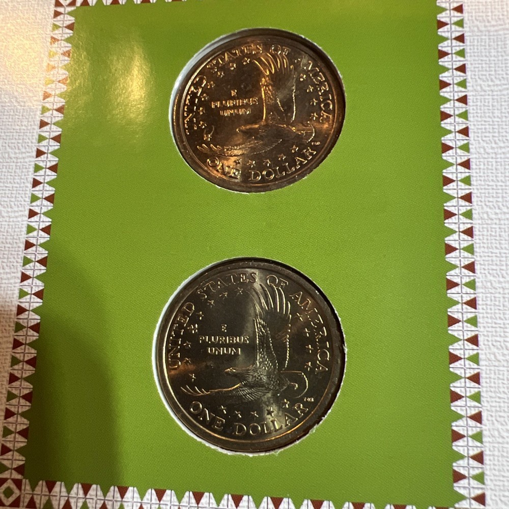 2006 Sacagawea Dollars Coin & Stamp Commemorative Panel - P & D Mints