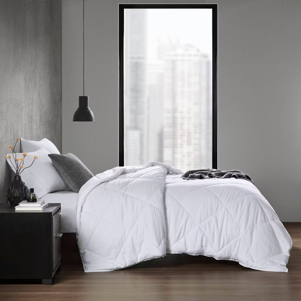 Sharper Image Twin/Twin Extra Long Cooling Touch Oversized Down Microfiber