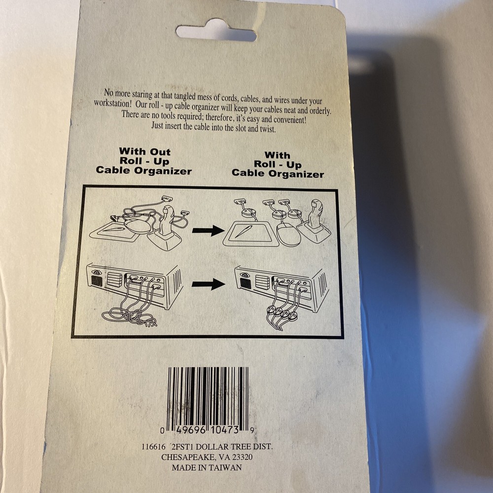 Roll Up Cable organizer (Blue) AUCT#4173