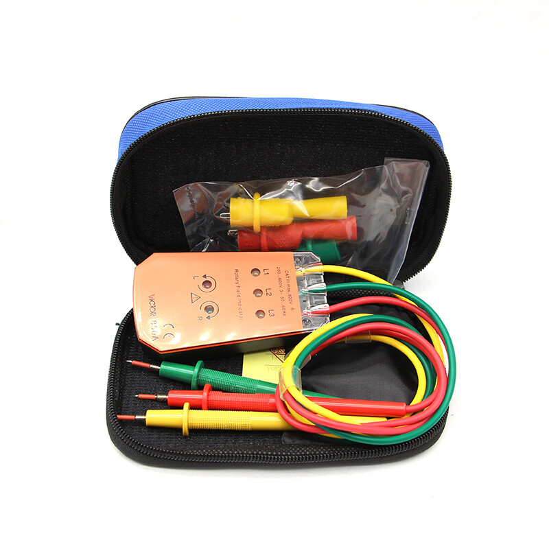 VICTOR 850A Three-phase AC Phase Sequence Meter Phase Meter Checker Meter ✦KD