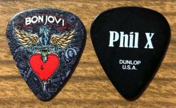 BON JOVI = 2022 "Phil X" Signature Tour guitar pick