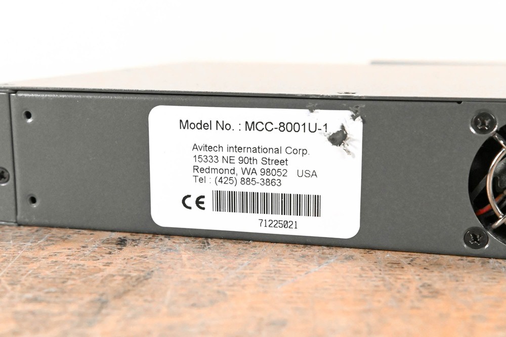 Avitech MCC-8001U Image Scaler / Processor CG01CAZ