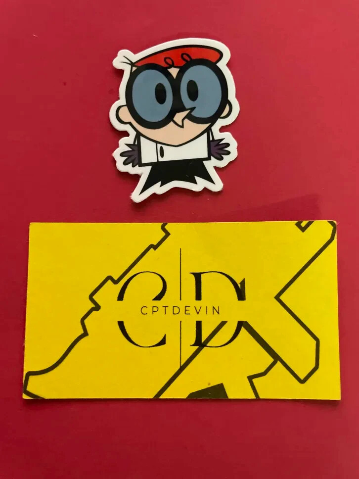 Dexter Waterproof Sticker | Dexter's Laboratory