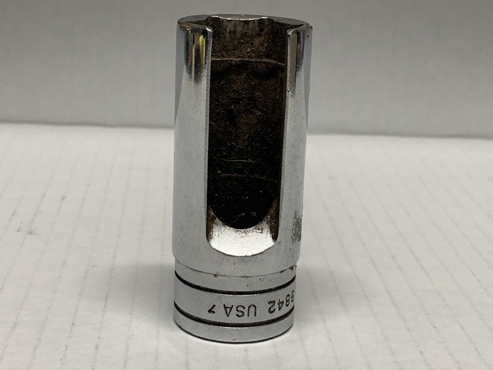 SNAP-ON 1/2 DRIVE 7/8 THERMAL VACUUM SWITCH SOCKET # S9842. USED