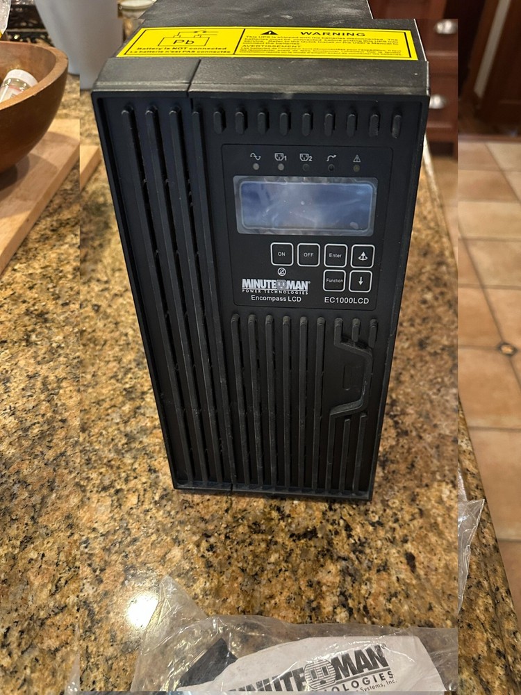 MINUTEMAN EC1000LCD TOWER UPS Good Operating