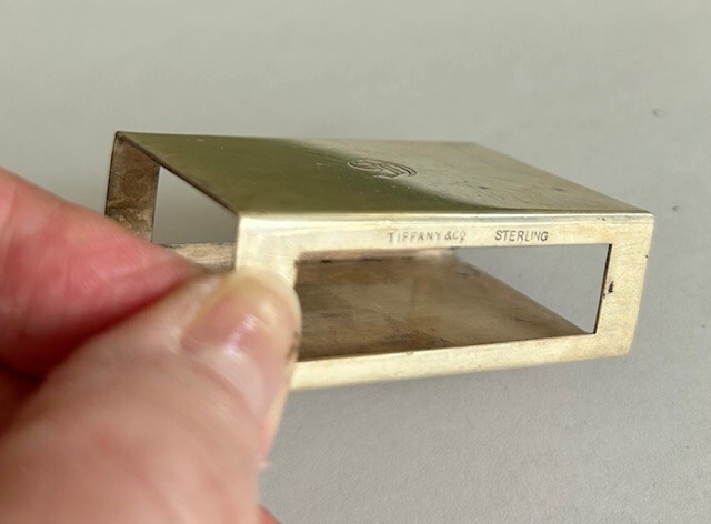 Sterling Silver Authentic Tiffany & Co Matchbox Cover