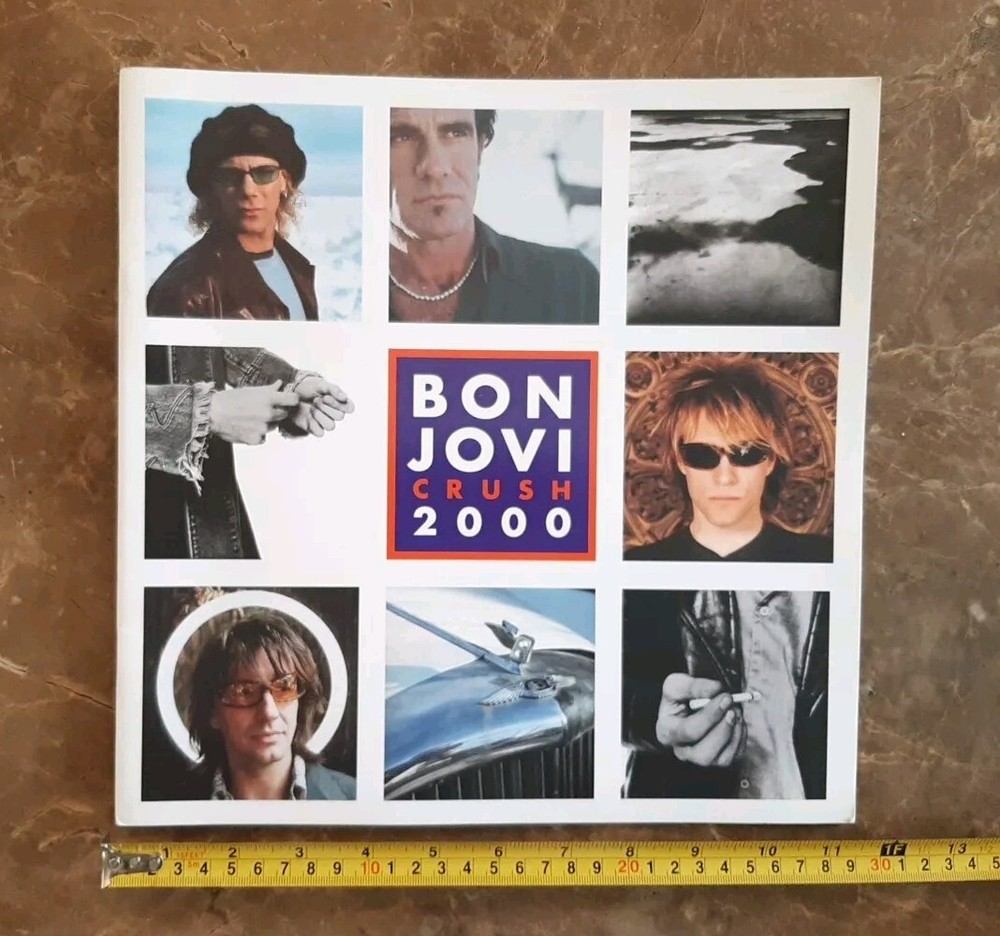 Bon Jovi 2000 Crush tour program book