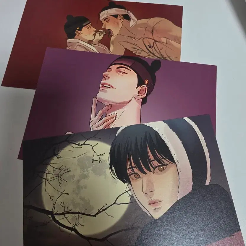 Yahua Notebook Illustration Postcard Set 3 pcs