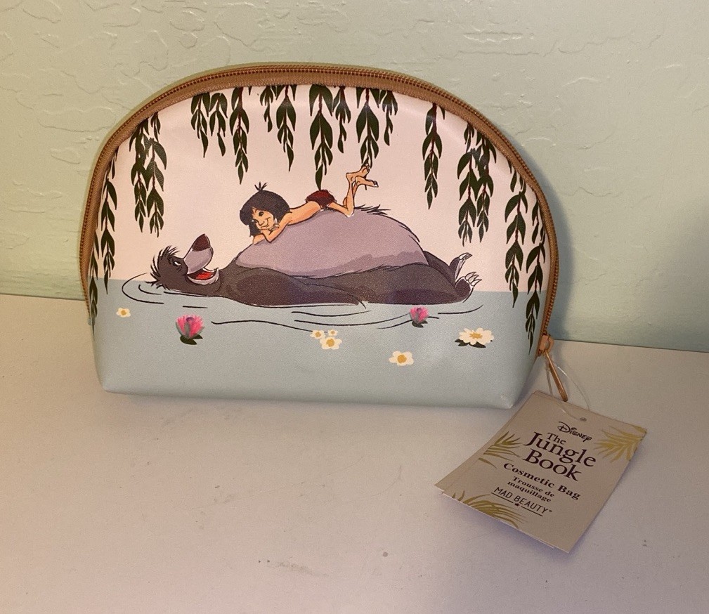 New ~ Disney The Jungle Book Mad Beauty Cosmetic Bag NWT