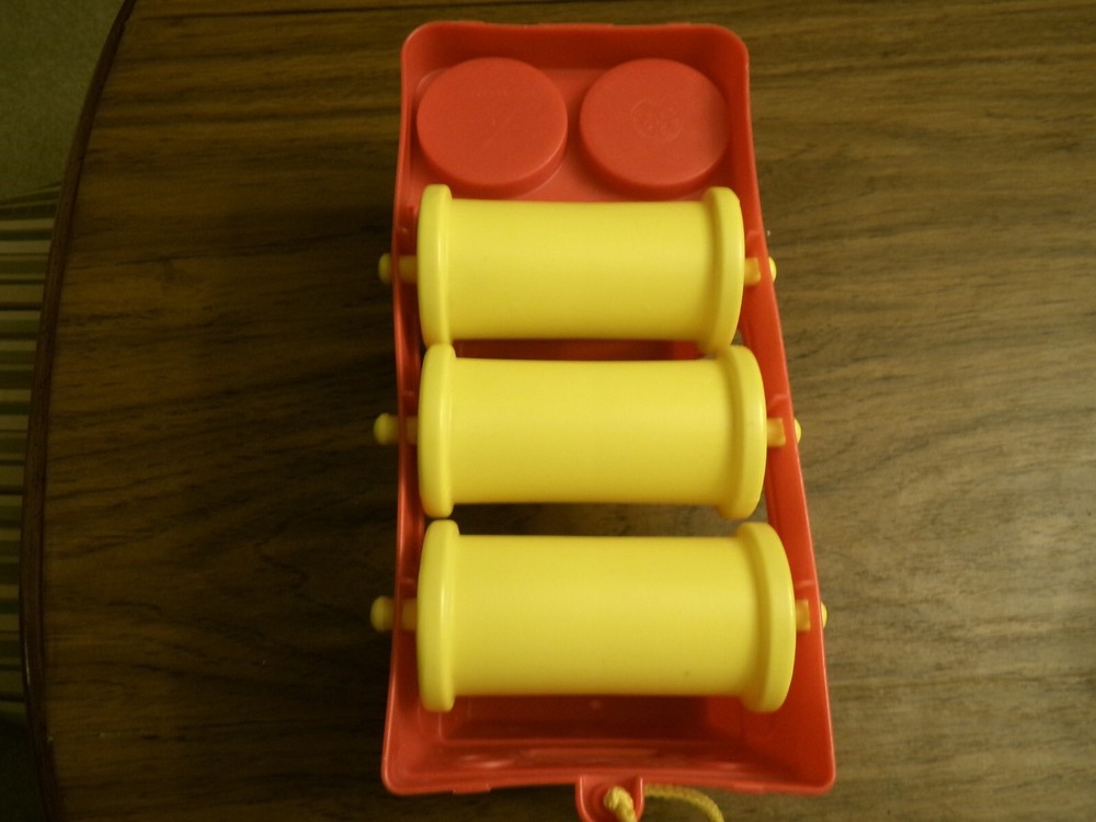 Vintage 1981 Johnson & Johnson Rhythm Rollers Toy with Guide