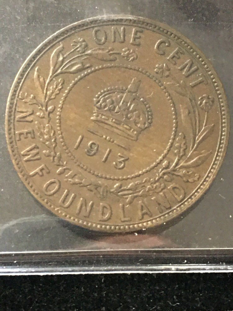 1913 ICCS Graded Newfoundland, Large ¢1 Cent, **MS-60**