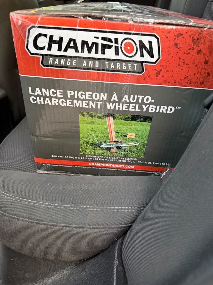 champion automatic clay pigeon launcher