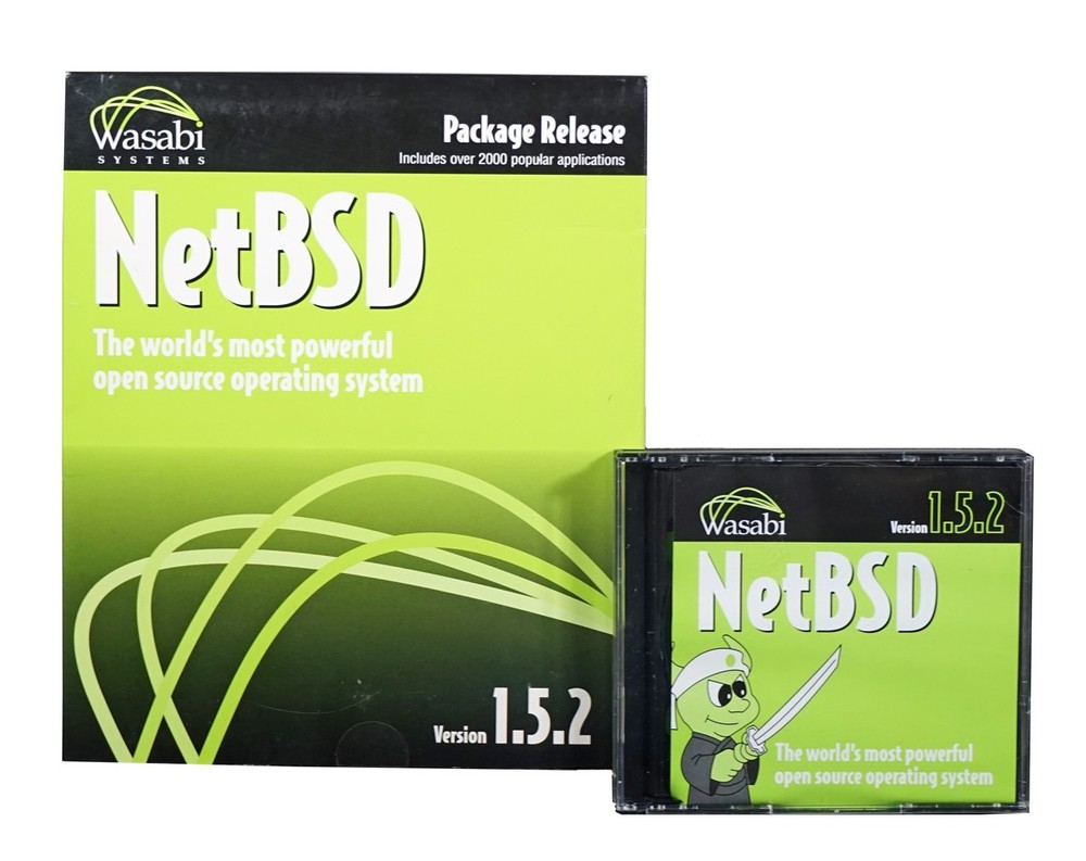NetBSD version 1.5.2 - 5 CD Set - Portable, Powerful, Reliable, Secure