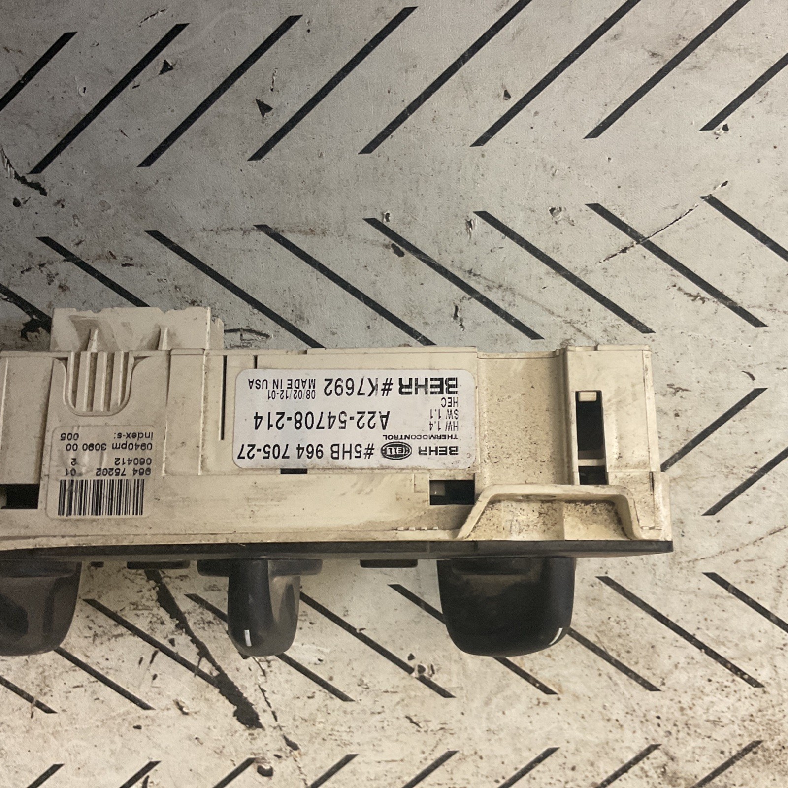 Freightliner COLUMBIA 120 Heater & AC Temperature Control