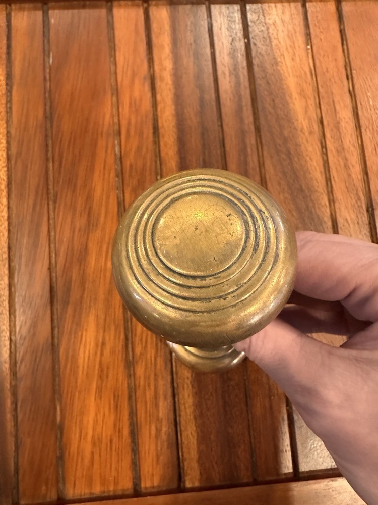 Antique / Vintage Door Knobs Cast Solid Brass Set Victorian Old Door Hardware